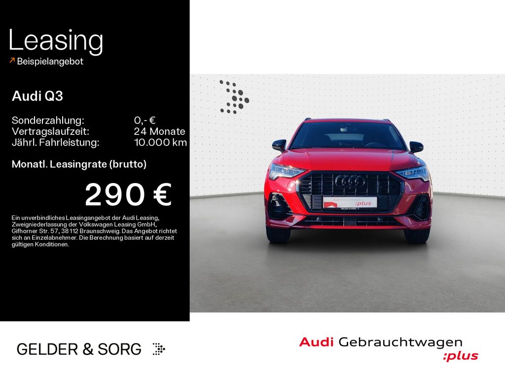 Audi Q3 35 TFSI S line Pano*360°*Matrix*AHK*CarPlay*