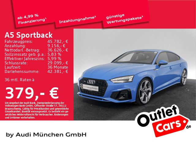 Audi A5 Sportback 45 TFSI qu. S tronic S line Massage