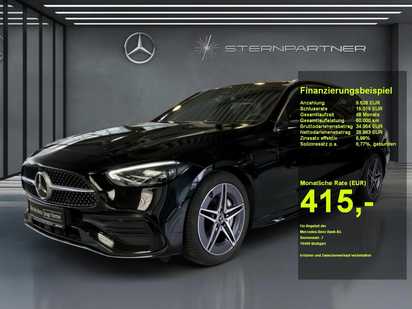 Mercedes-Benz C 300 d T AMG+MBUX+Ambiente+CarPlay+KAMERA+AHK