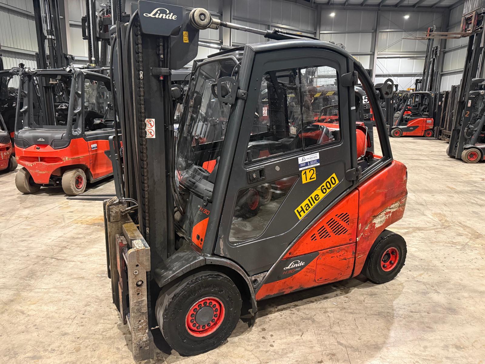 Linde H 30 T  ,Zinkenverstellgerät