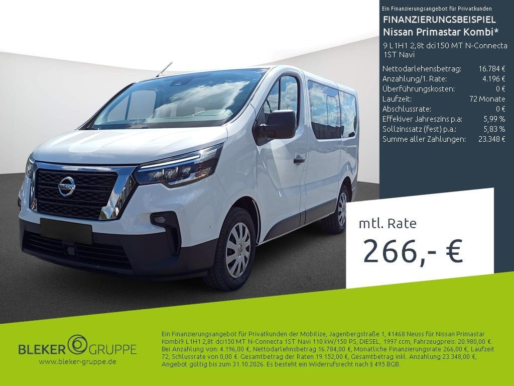 Nissan Primastar Kombi9 L1H1 2,8t dci150 MT N-Connecta