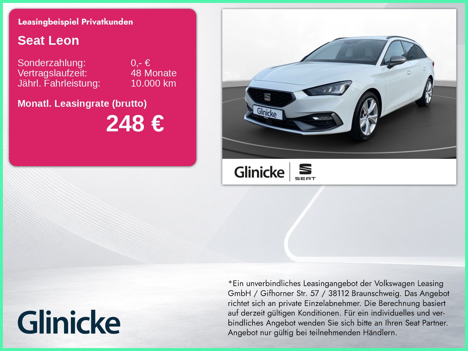 Seat Leon Sportstourer 1.5 eTSI FR ACC PDC LED KAM Na