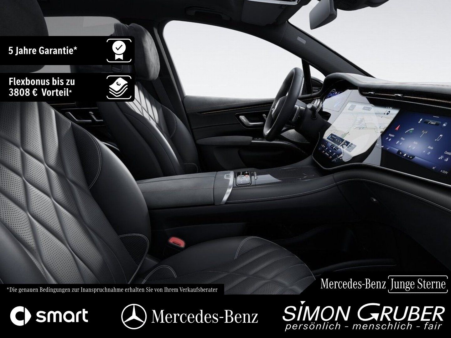 Fahrzeugabbildung Mercedes-Benz EQS 500 4M SUV AMG Hyper Fond-Entertain 7Sitze
