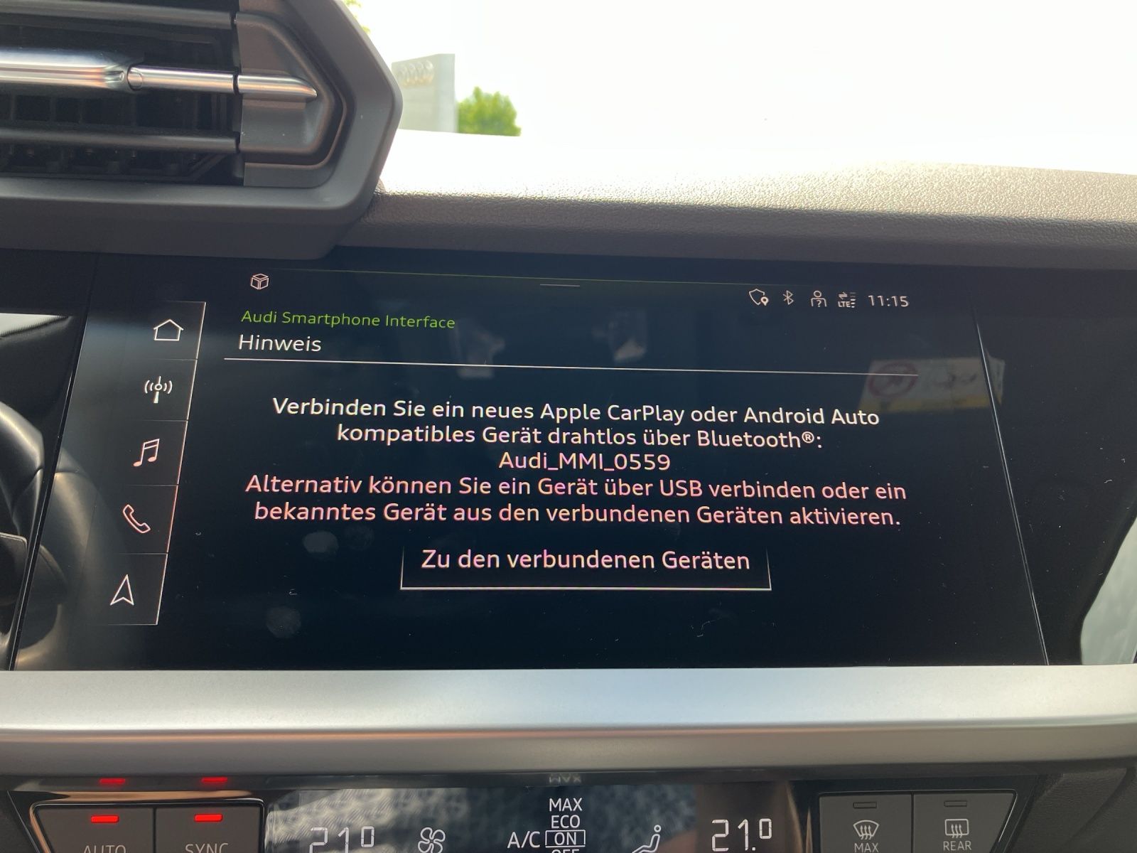 Fahrzeugabbildung Audi A3 Sportback 40 TFSI e S tronic LED DAB EPH SH N