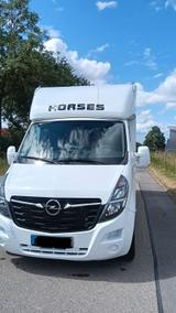 Opel 2 Pferdetransporter Henning Horsetruck Top Zusta - Tier- & Pferdetransport für 2 Pferde