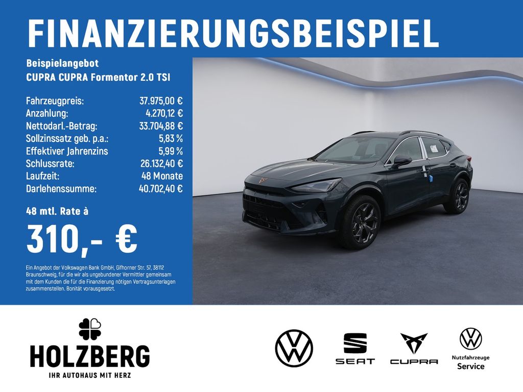 CUPRA Formentor 2.0 TSI DCC+NAVI+AHK