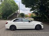 Mercedes-Benz C 300 de GARANTIE,AMG,PANO,HEAD,BURMES,360,KEYLE - Hybrid (Diesel/Elektro): Weiß, Limousine
