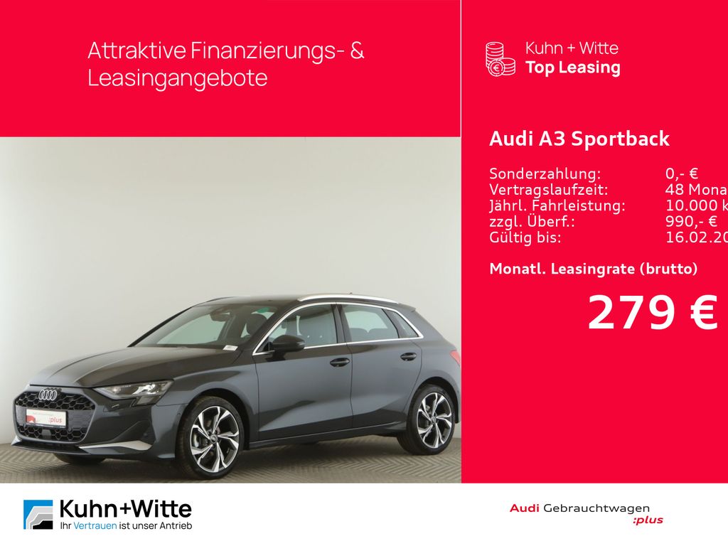 A3 Sportback 30 TFSI  advanced LED+RFK+StandH