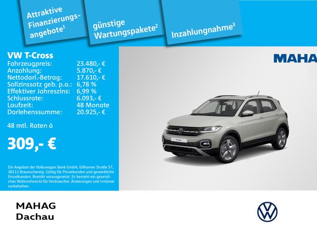 Volkswagen T-Cross 1.0 TSI STYLE IQ.DrivePack AHK AppConnec