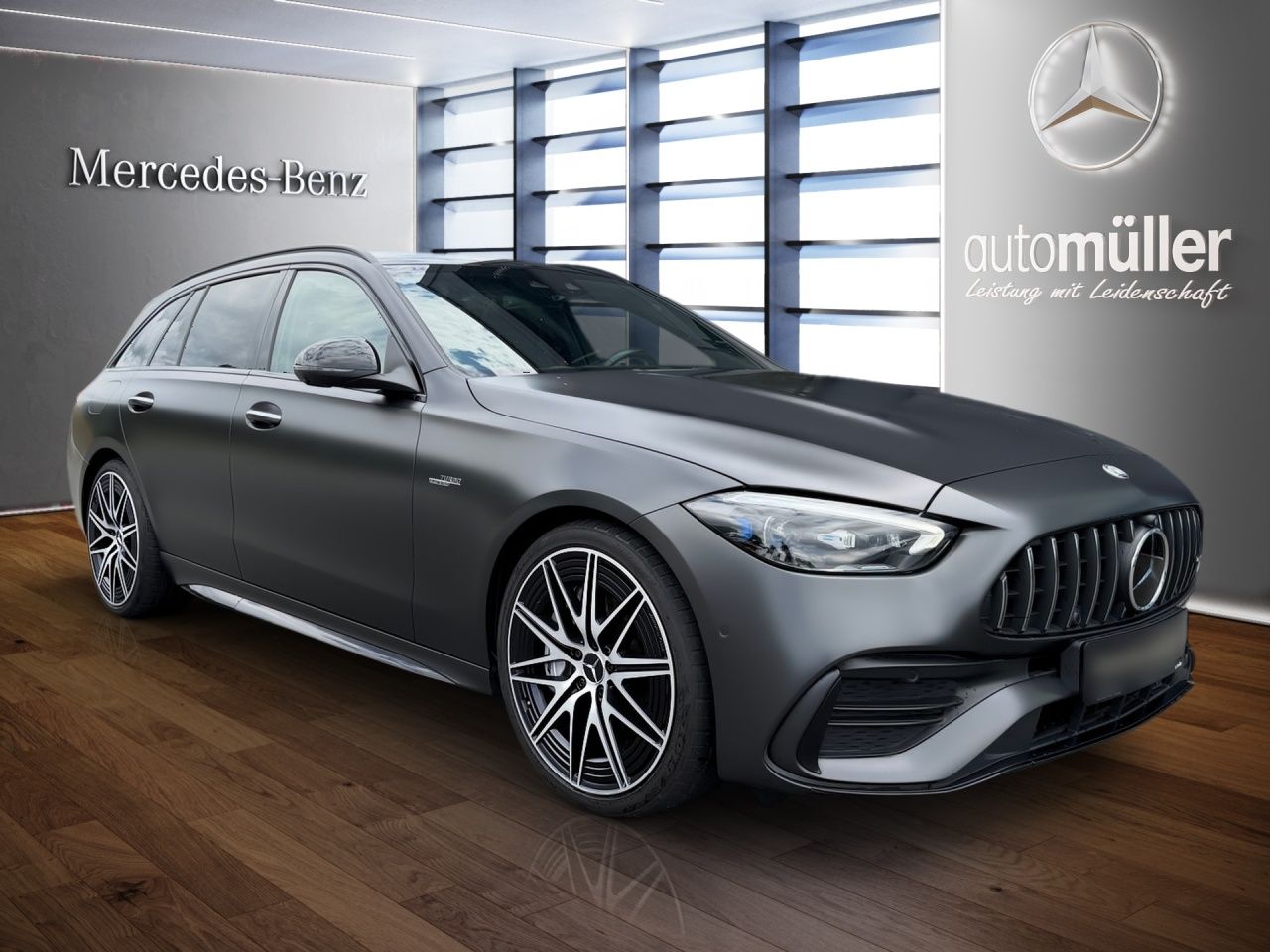 Fahrzeugabbildung Mercedes-Benz C 43 AMG 4M T NIGHT+PANO+AHK+PERF.-SITZE+MATT++