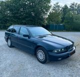 BMW E39 520i Touring Orientblau Automatik HU 11/26  - BMW 520: Kombi, 520i E39