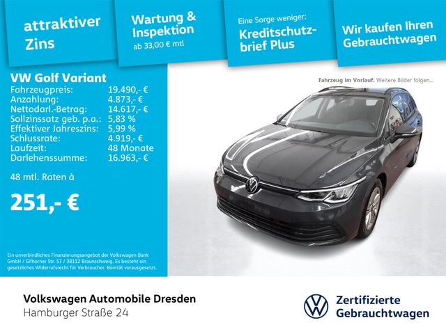 Volkswagen Golf VIII Variant Life 1.5 TSI LED PDC SHZG APP