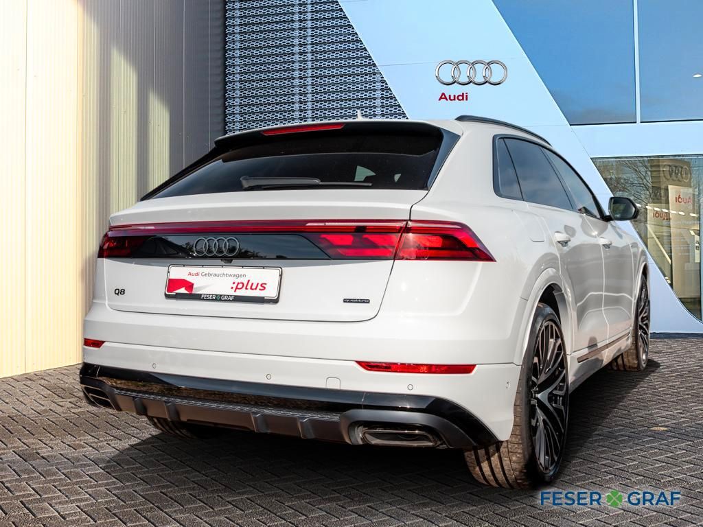 Audi Q8 50TDI 3x S line Matrix HuD Leder Pano AHK Sta foto 2