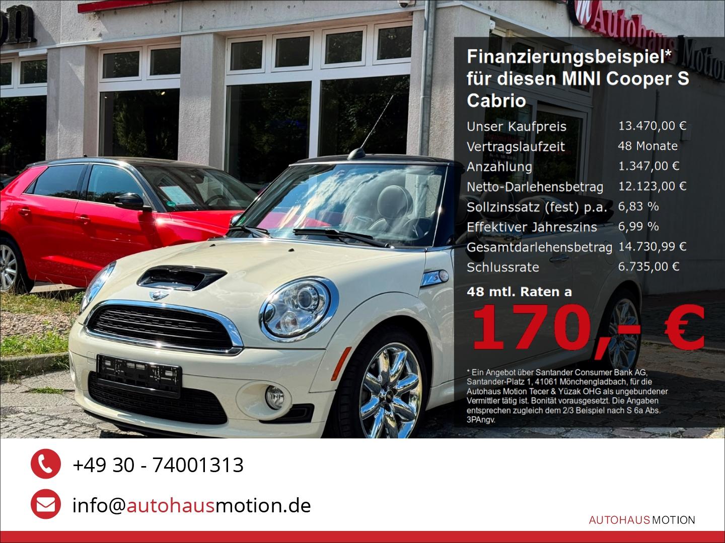 MINI Cooper S Cabrio Chili Navi HarmanKardon Bi-Xenon
