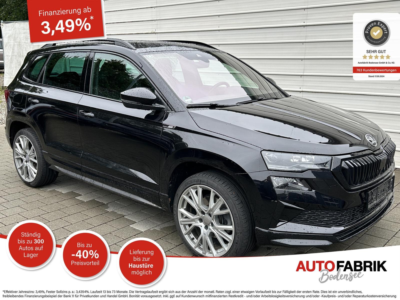 Skoda Karoq 2.0TSI DSG Sportline 4x4 Leder*Navi*SHZ*St