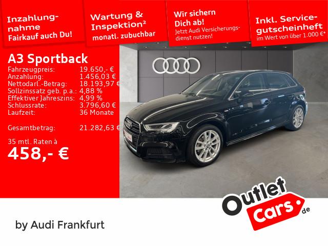 Audi A3 Sportback 30 TFSI S line MatrixLED VC Sitzhei