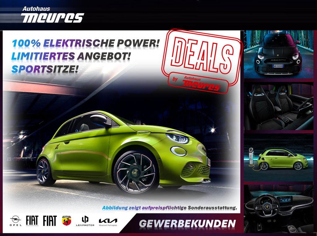 Abarth 500e Limousine 42 kWh HAMMERDEAL!!!