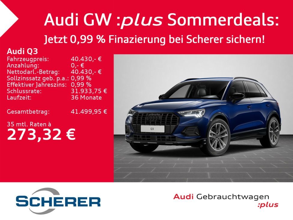Audi Q3 SUV advanced 35 TDI,AHK,Navi,Kamera,Soundsyst