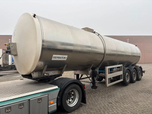 Lag 30000 ltr, 1 compartment, Cistern,Foodstuff,RVS,