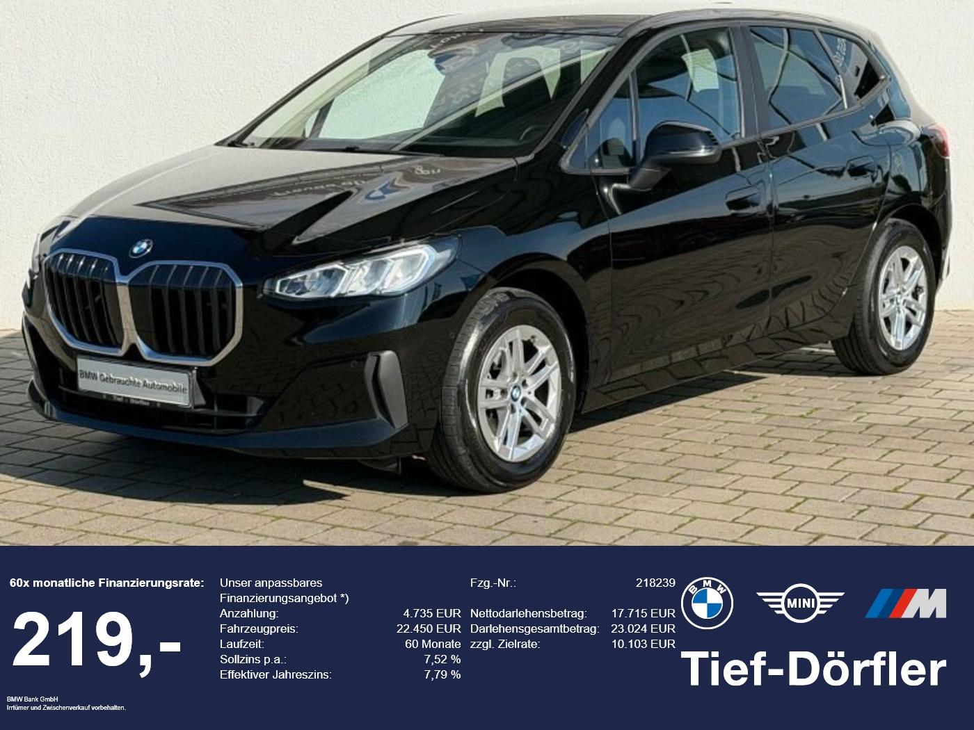 BMW 218d Aut. AHK/Shz/ParkAssi/Memory/Sportsitz/ISOF