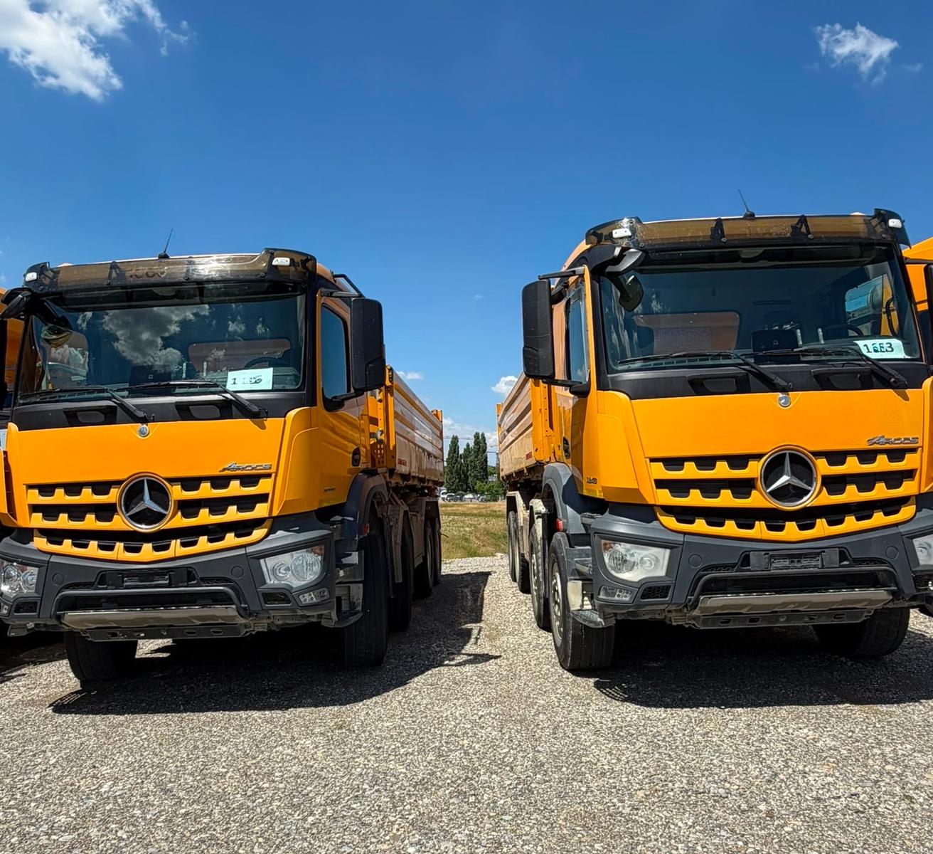 Mercedes-Benz Arocs 3246 8x4, E6, Retarder, Schwarzmueller 3S