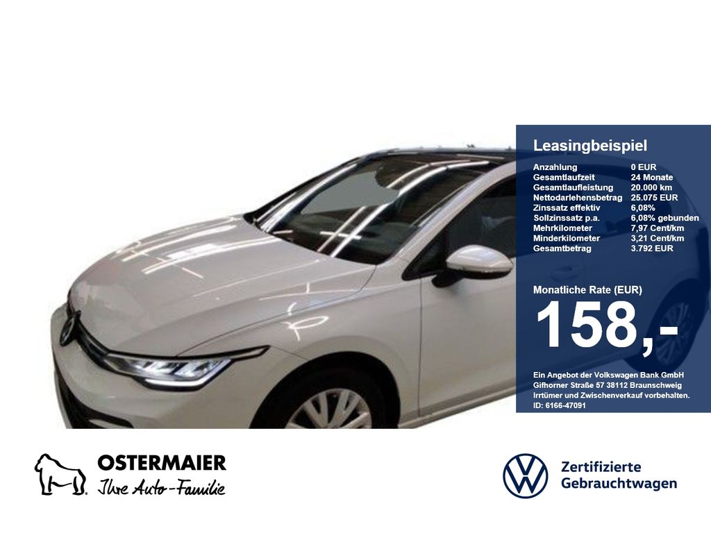 Golf VIII LIFE 1.5TSI 116PS ACC.5J-G.STHZG.HARMA
