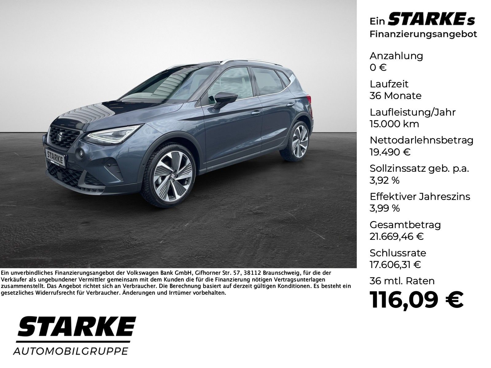 Seat Arona FR 1.0 TSI  Navi LED Kamera PDC LM Tempo K
