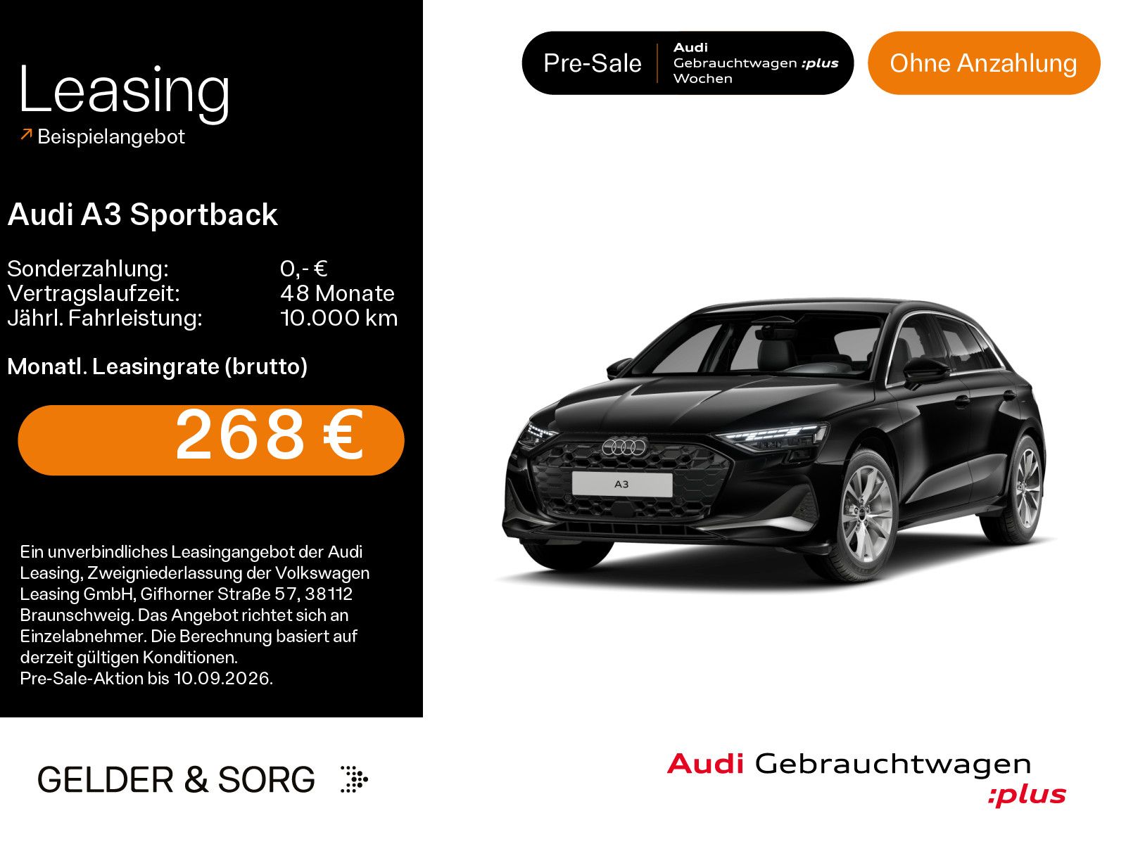 Audi A3 Sportback TDI 110 kW LED*RFK*ACC*Sound*