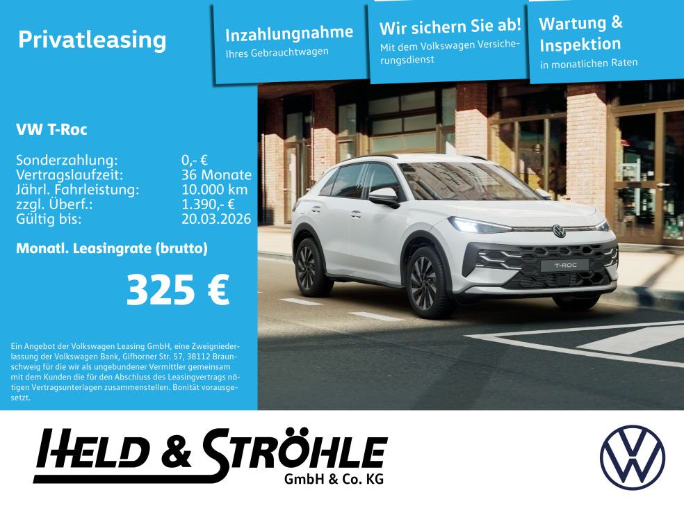 Volkswagen T-Roc Life 1.5 eTSI NAVI RFK ACC