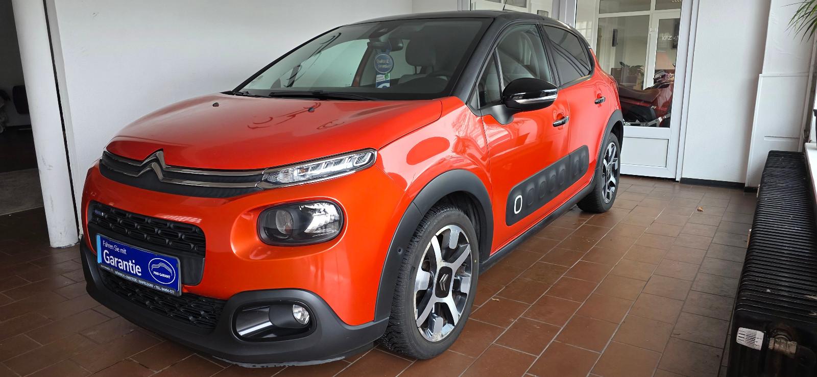 Citroën C3 Shine LED Navi RFK Zahnriemen+TÜV Neu Alu 2Hd