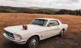 Ford Mustang 1968 weiß Oldtimer - Ford Mustang: Old