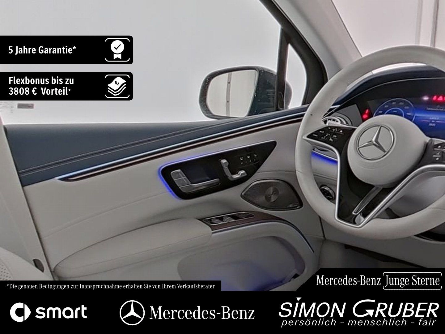 Fahrzeugabbildung Mercedes-Benz EQS 580 4M AMG Business Class  Exklusiv Nappa 7S