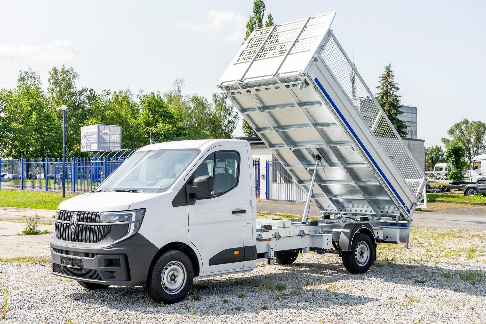Renault Master Kipper + Laubgitter