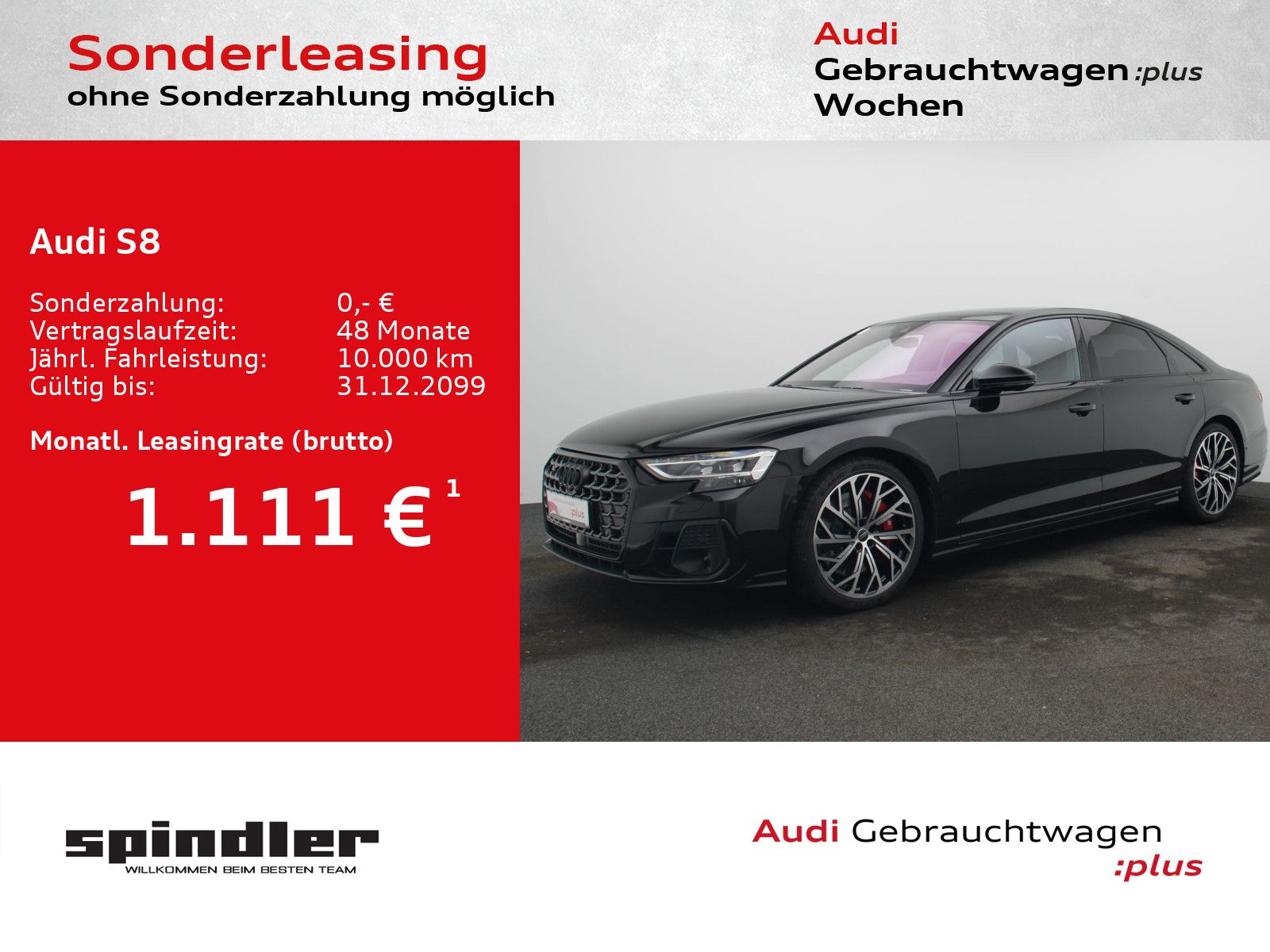 Audi S8 TFSI quattro / Pano, Standh, AHK, B&O, OLED