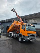 Mercedes-Benz Actros 2641 / 6X4 / Meiller BORDMATIK + Kran - Mercedes-Benz Kipper 264