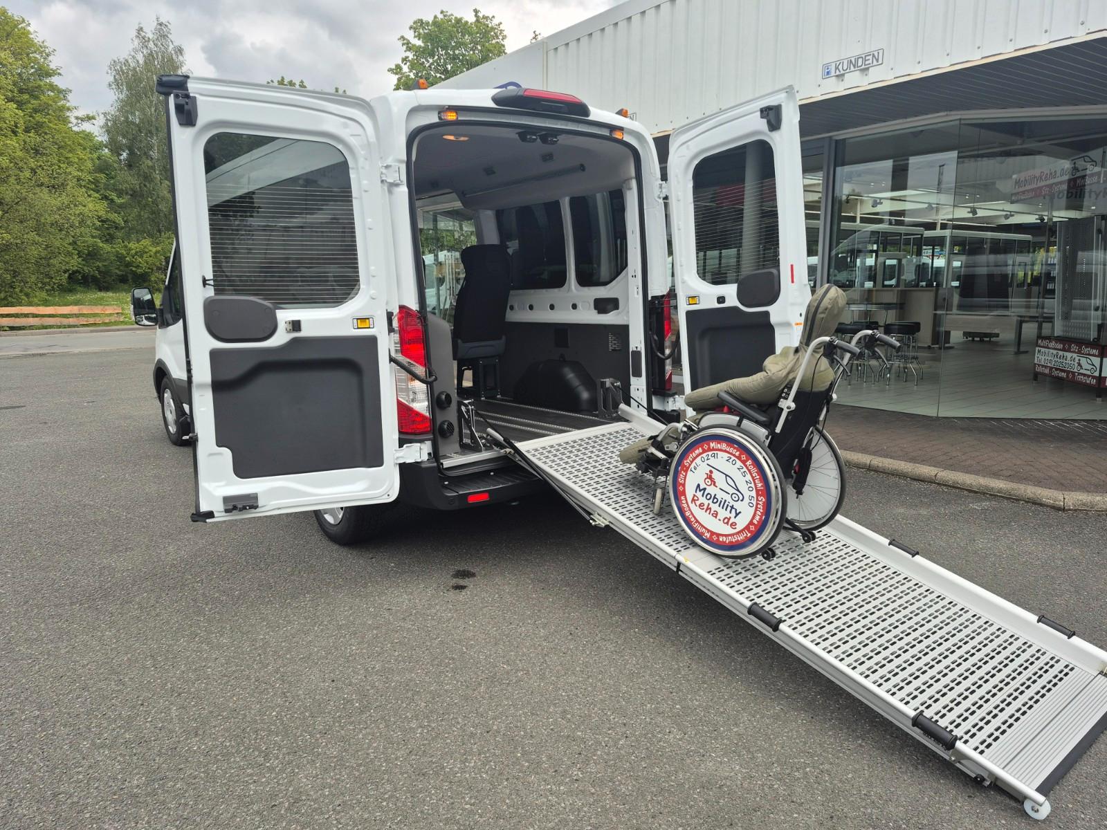 Ford Transit Kombi L3 Rollstuhl-Rampe KMP/BTW Auto