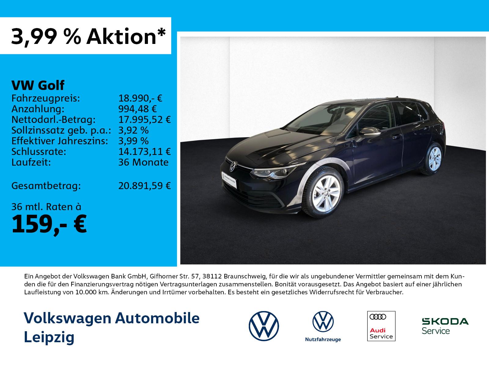 Volkswagen Golf VIII 1.5 TSI Life*Navi*LED*APP*Einparkhilfe