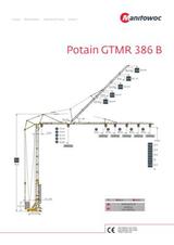Potain GTMR 386 B - Potain LKWs