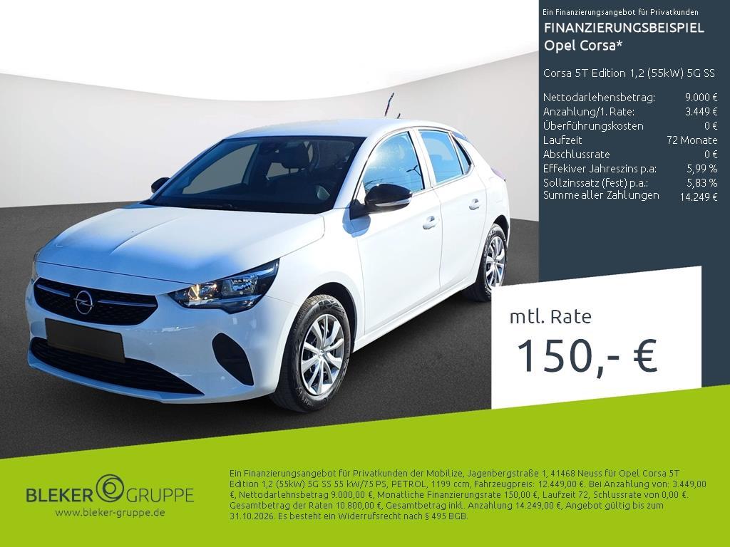 Opel Corsa 5T Edition 1,2 (55kW) 5G SS