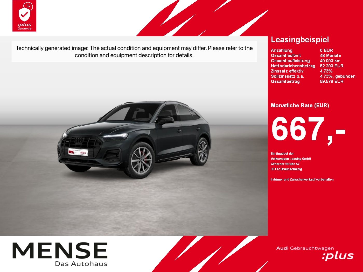 Audi Q5 Sportback 50 TFSI e quattro S tronic advanced