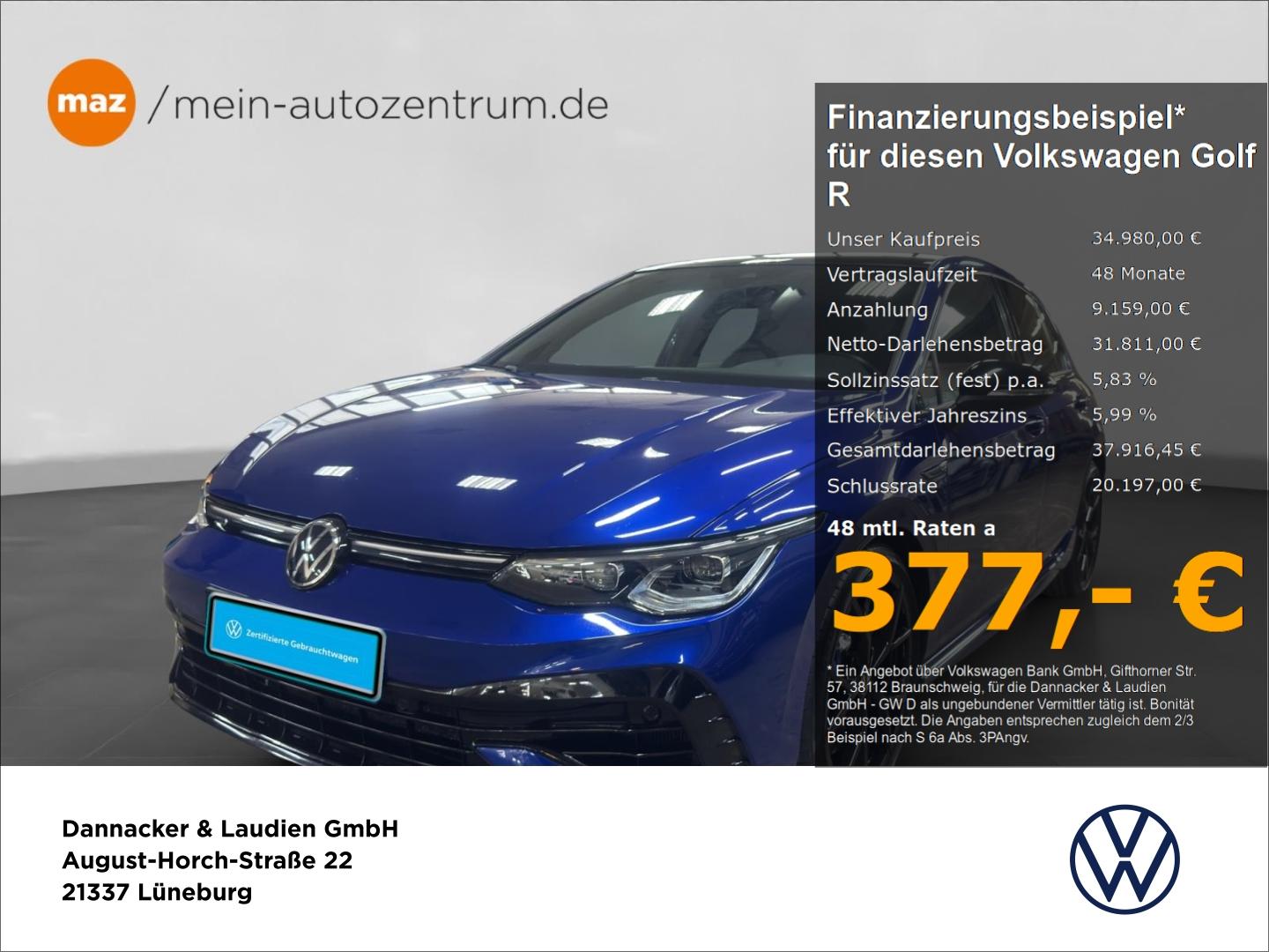 Volkswagen Golf R VIII 2.0 TSI 4Motion Performance Black St