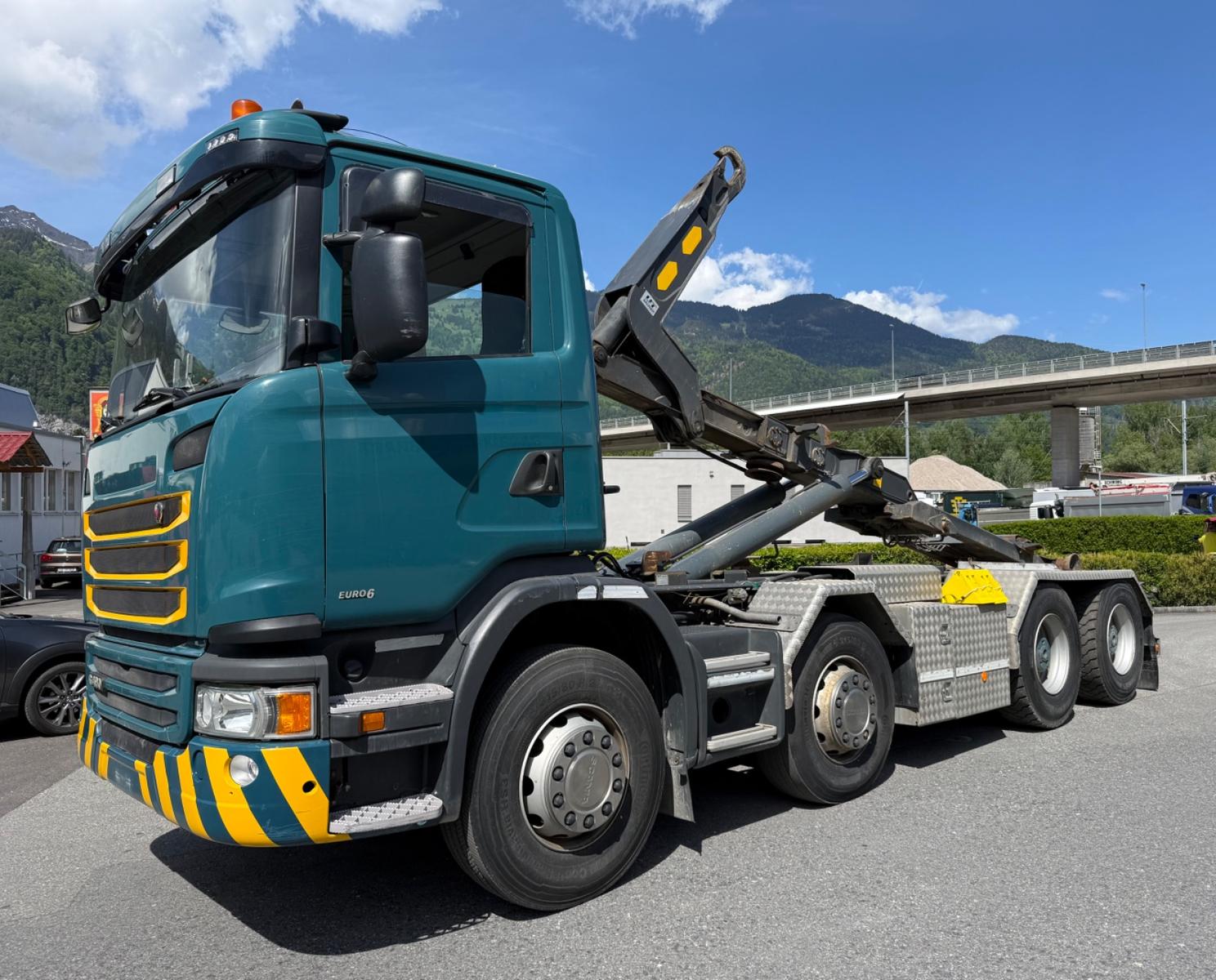 Scania G490 8x4, E6, UT 26ton Abroll, ANK