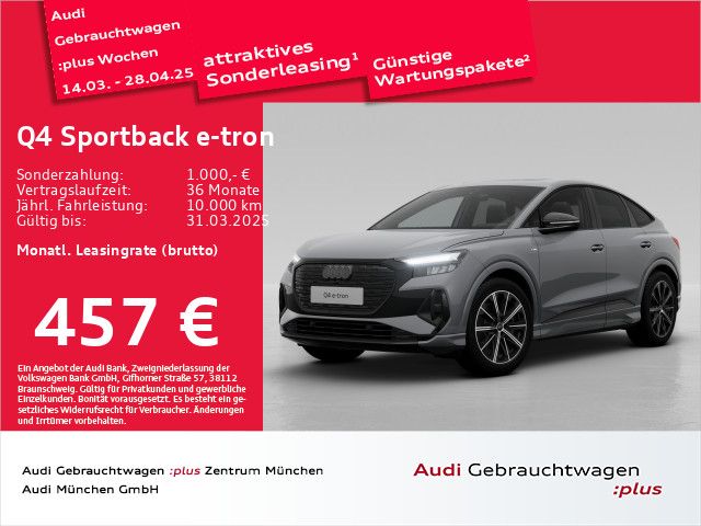 Audi Q4 Sportback e-tron 45 S line Pano/StdKlima/Kame