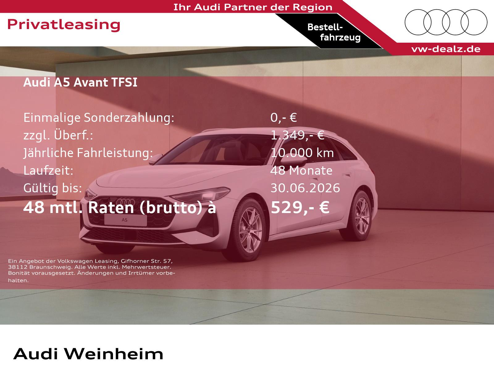 Audi A5 Avant TFSI S tronic Klima Navi ACC PDC Kamera