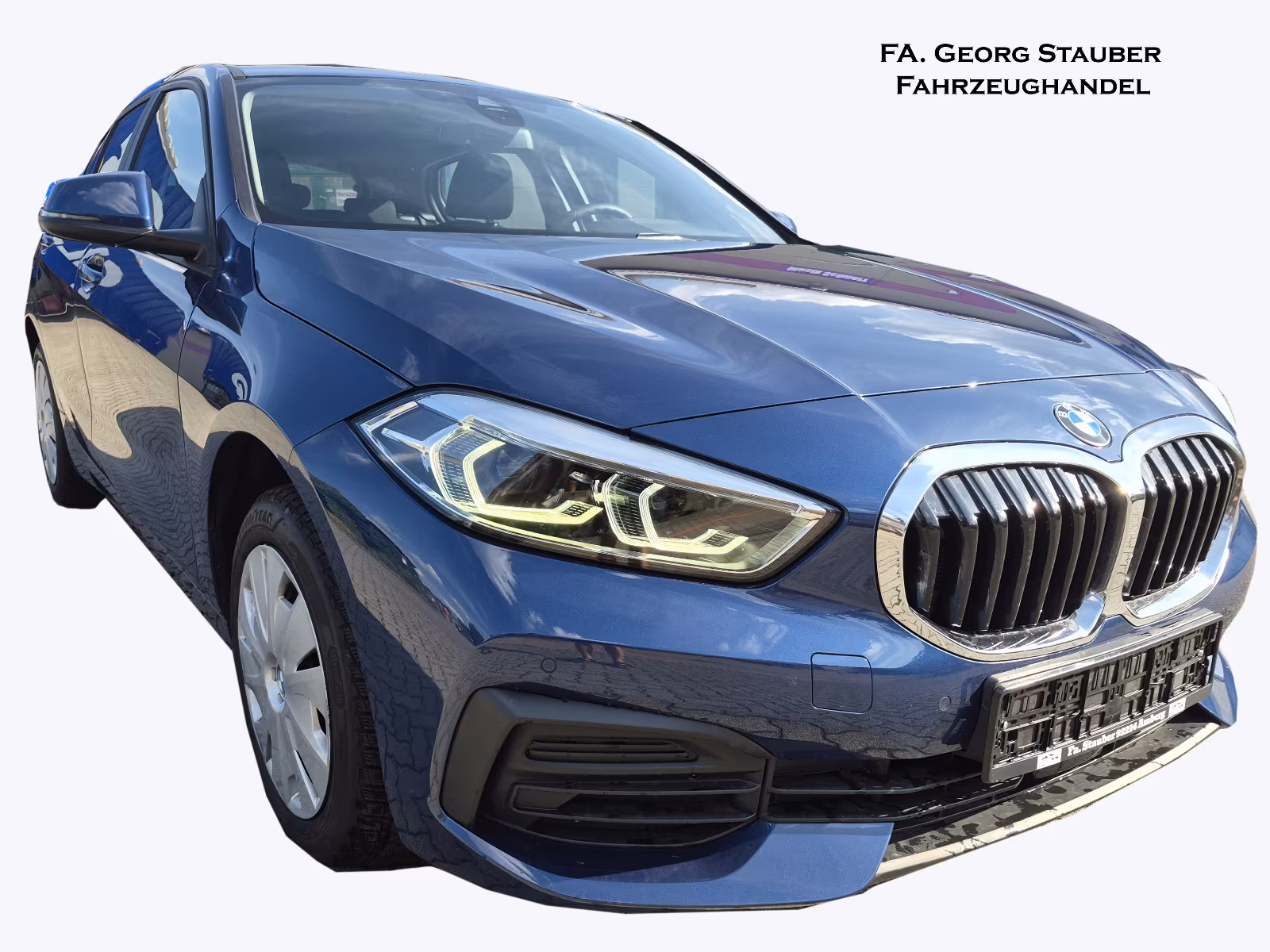 BMW 116i Limousine blau LED Navi Colorvision