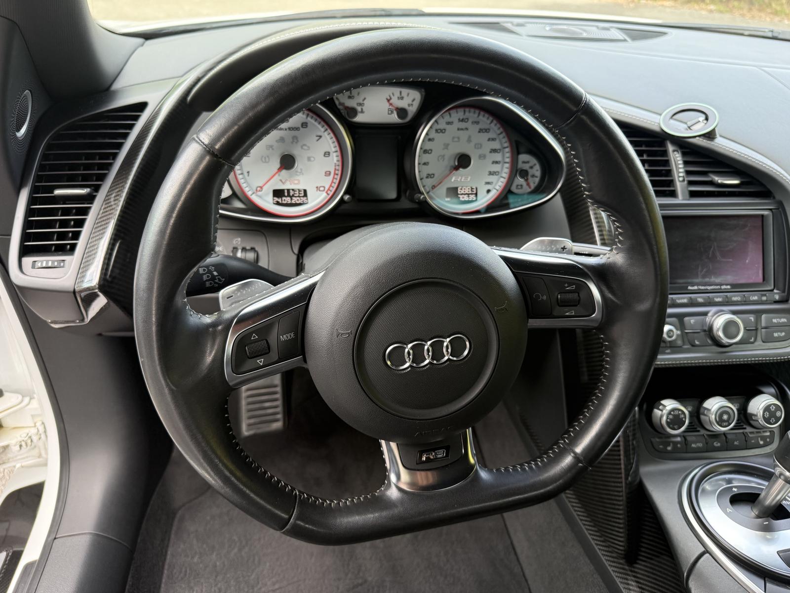 Audi R8 Spyder V10 5.2 FSI quattro • ABT 600 ch • Audi exclusive • Carbone • Baquets • B&O