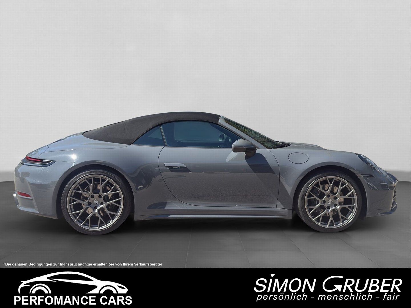 Fahrzeugabbildung Porsche 992.2 Carrera Cabrio facelift Bose Matrix SpoAbg
