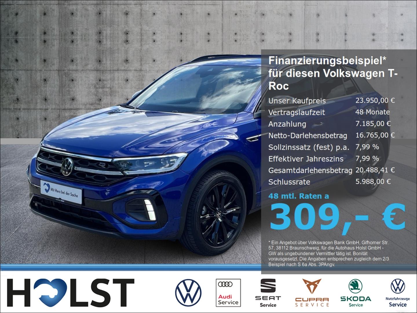 Volkswagen T-Roc 1.5TSI R-Line MATRIX NAVI BLACK STYLE