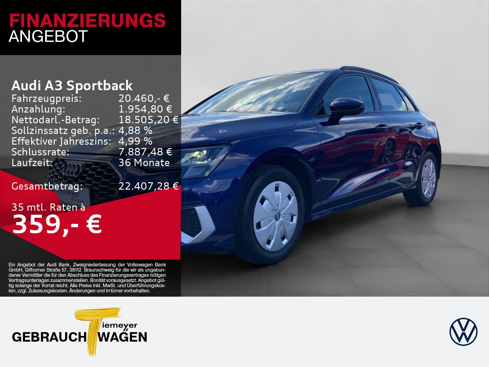 Audi A3 Sportback 30 TFSI ADVANCED B&O PDC STHZG