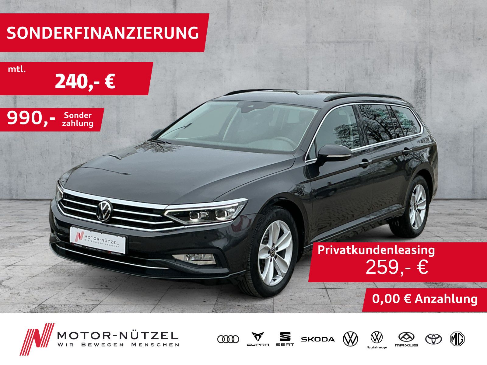 Volkswagen Passat Variant 2.0 TDI DSG BUSINESS MATRIX+360°
